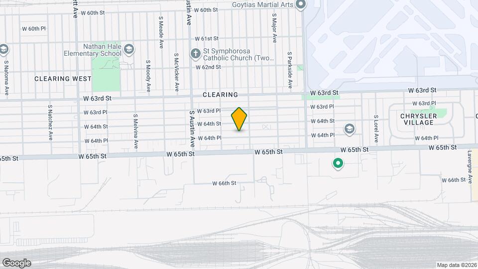 5822 W 64th Pl Map and Location Details