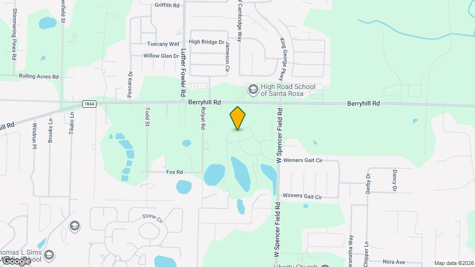 5788 Danbury Blvd Map and Location Details