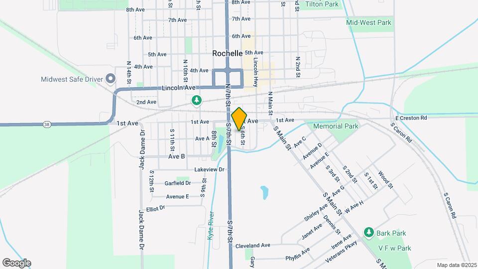 128 S Sixth St Map and Location Details