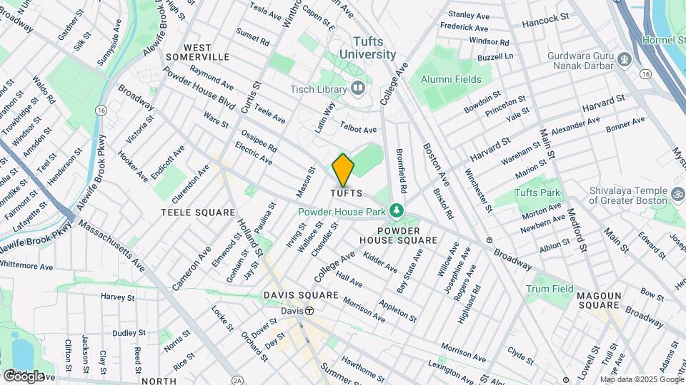 48 Powder House Blvd, Unit 1K Map and Location Details