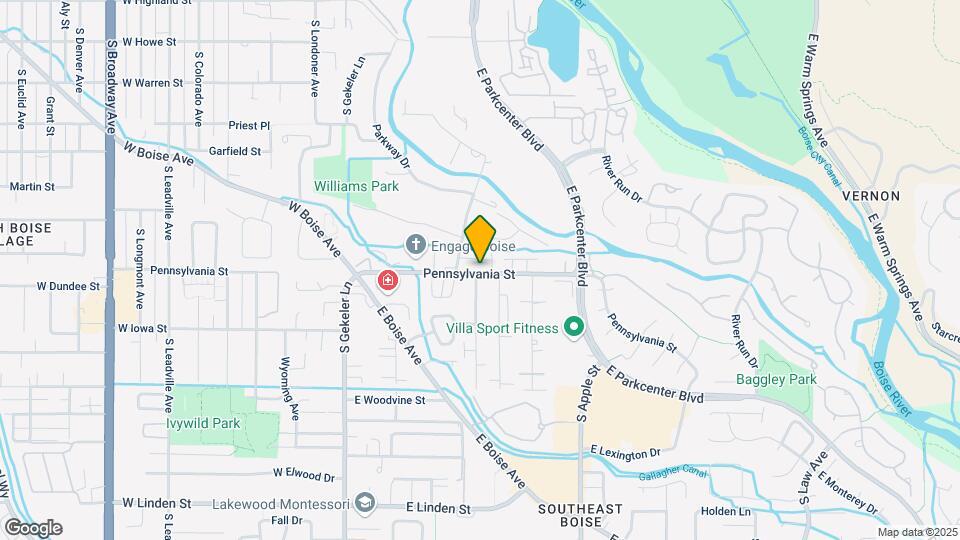620 E Pennsylvania St Map and Location Details
