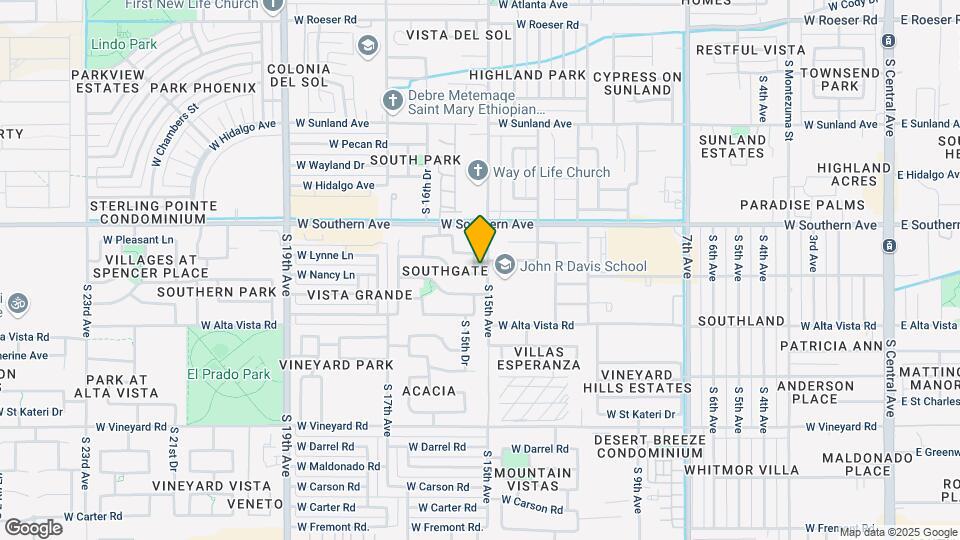 6041 S 15th Dr Map and Location Details