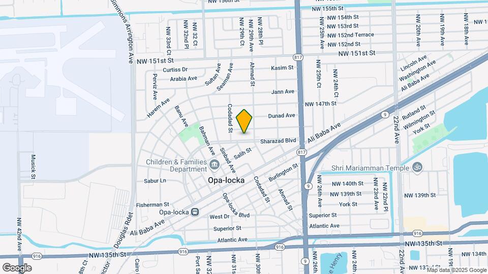 1135 Sharazad Blvd Map and Location Details
