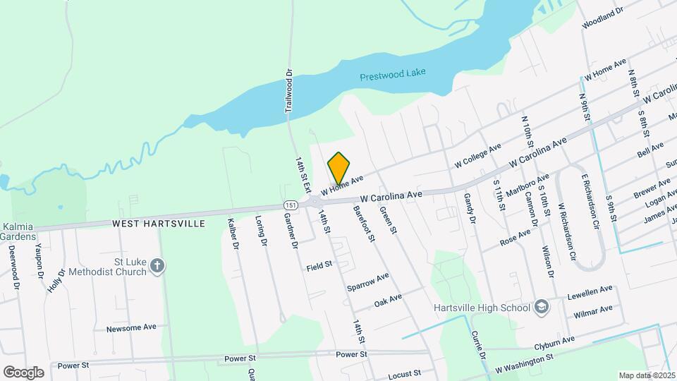 933 W Home Ave Map and Location Details