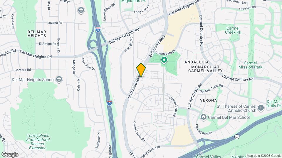 12507 El Camino Real Map and Location Details