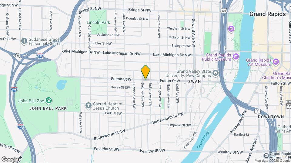 850 Fulton St W Map and Location Details