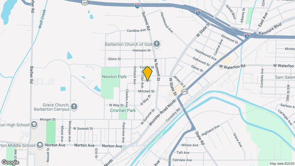 742 N Way St Map and Location Details