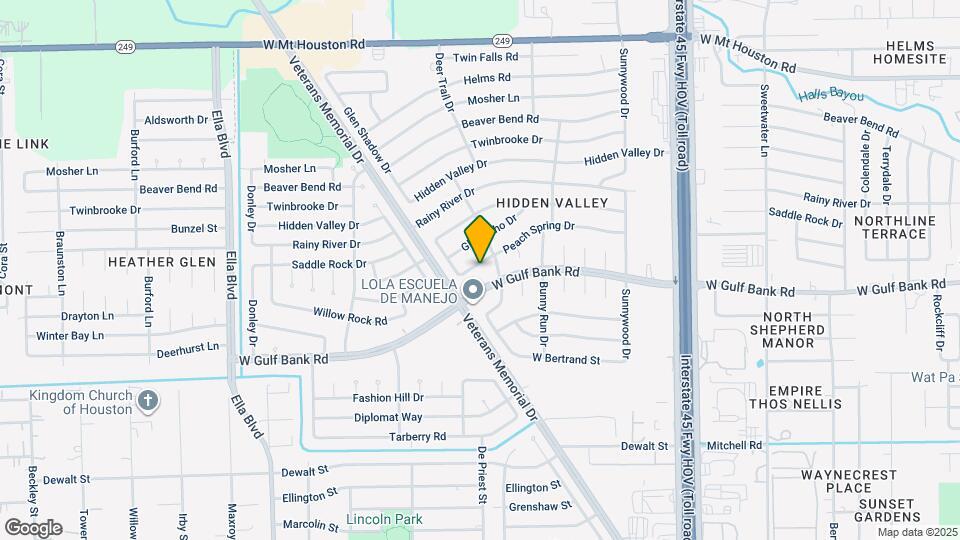 1315 Peach Spring Dr Map and Location Details