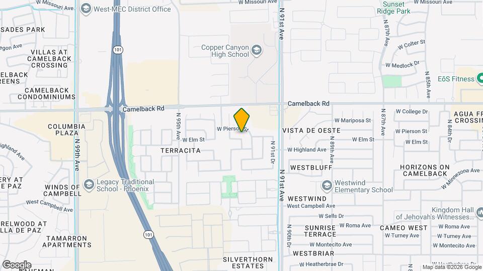 9222 W Elm St Map and Location Details