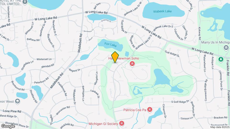 4176 Wabeek Lake Dr S Mapa y Detalles de la Ubicación