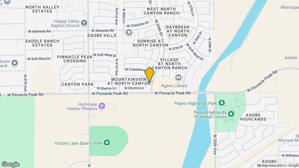 23433 N 39th Ln Mapa y Detalles de la Ubicación