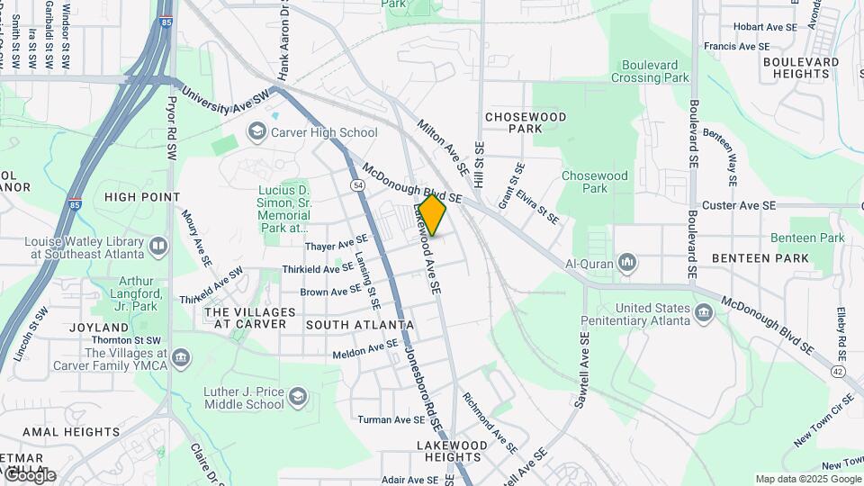 1420 Lakewood Ave SE Map and Location Details