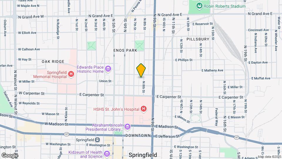 719 N 8th St Map and Location Details