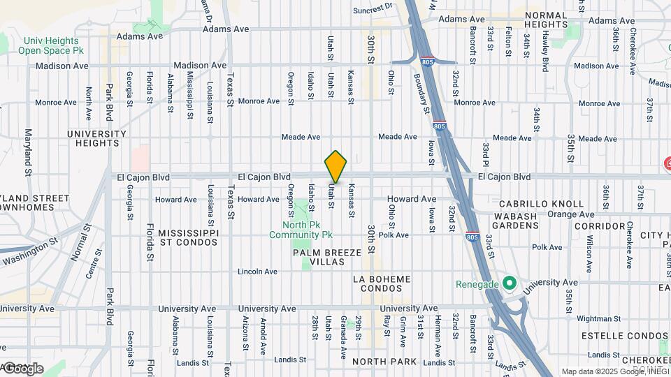 4223-4229 Utah St Map and Location Details