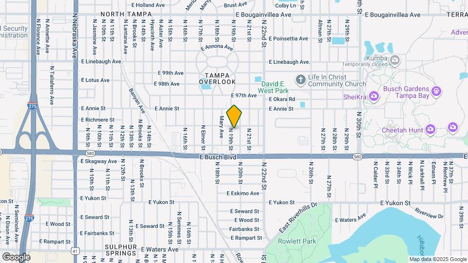 9315 N 19th St Map and Location Details