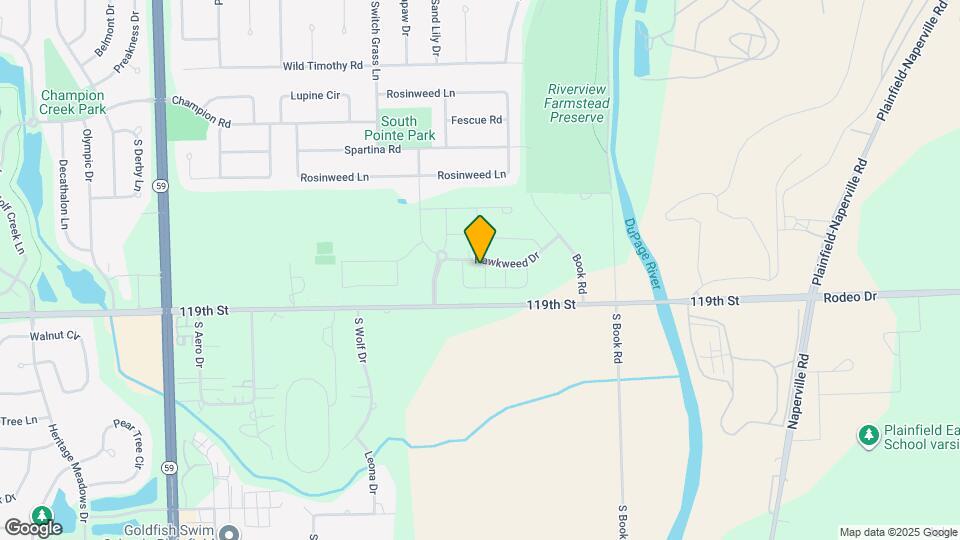 5917 Hawkweed Dr Map and Location Details