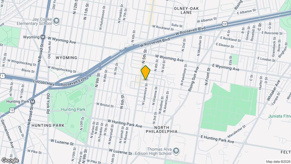 433 W Wingohocking St Mapa y Detalles de la Ubicación