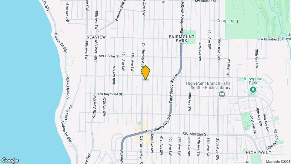 5916 California Ave SW Map and Location Details