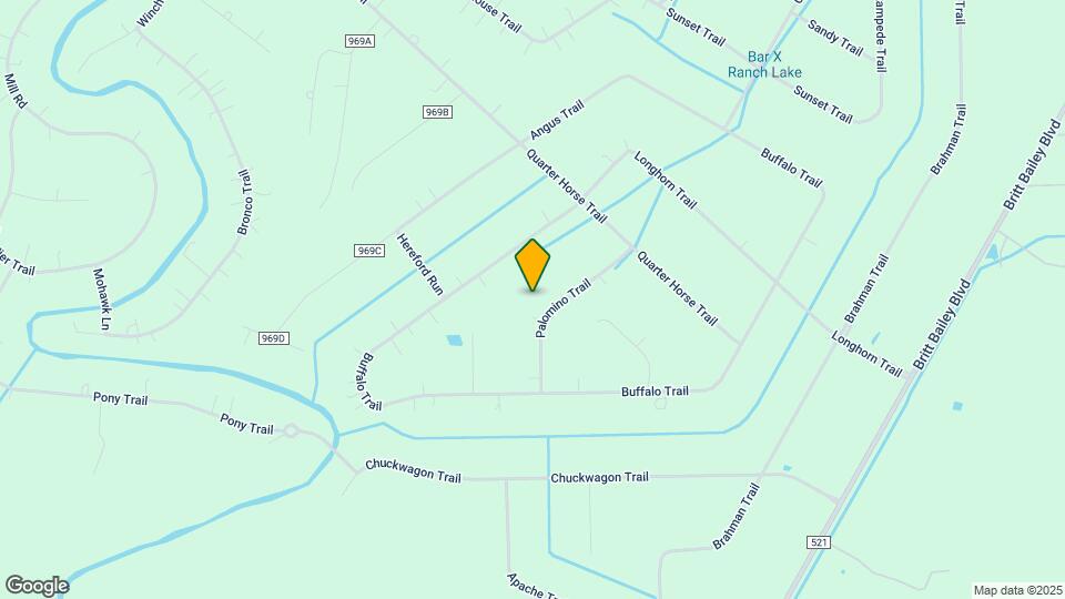 1420 Palomino Trail Map and Location Details