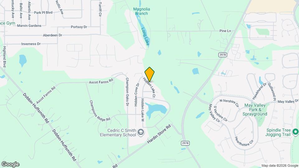 28911 Hidden Lake Ct Map and Location Details