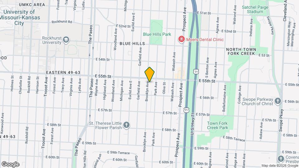 5515 Brooklyn Ave Map and Location Details