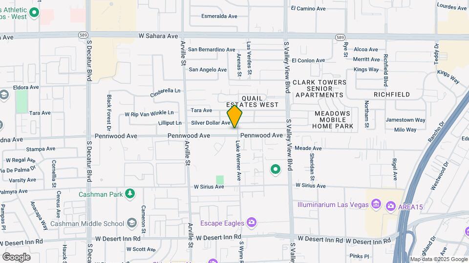 4124 Pennwood Ave Map and Location Details