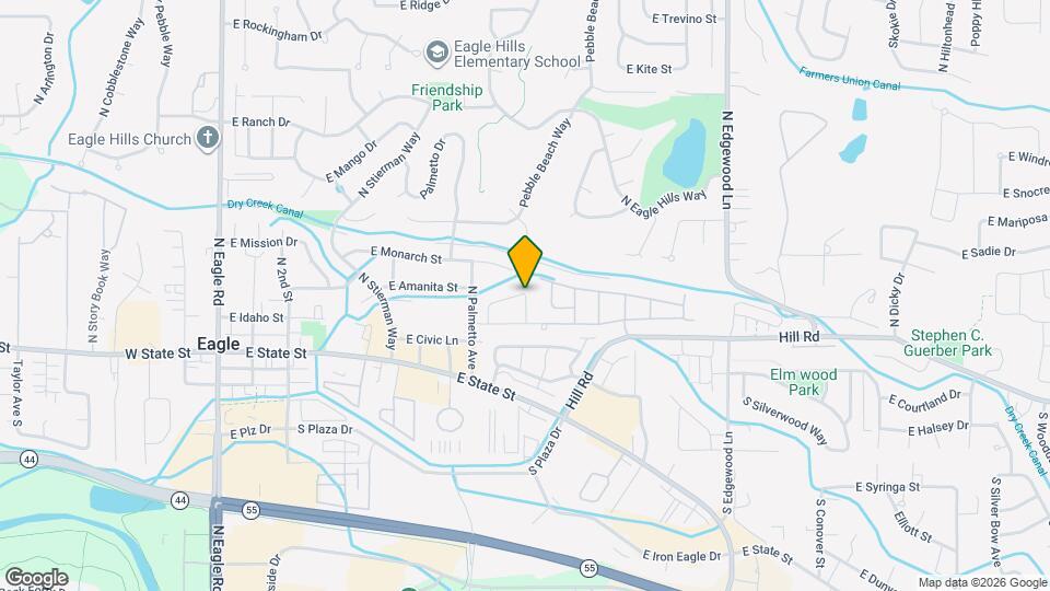 405 N Moraine Ave Map and Location Details