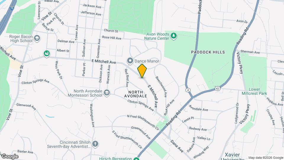 735 E Mitchell Ave, Unit 2nd floor Mapa y Detalles de la Ubicación