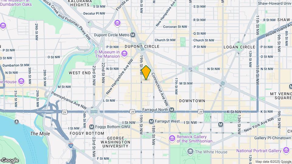 1821 M St NW, Unit 4 Mapa y Detalles de la Ubicación