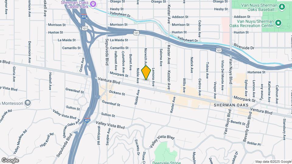 15032 Moorpark St Mapa y Detalles de la Ubicación