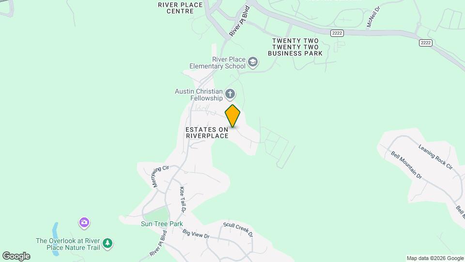 7102 Cut Plains Trail Map and Location Details