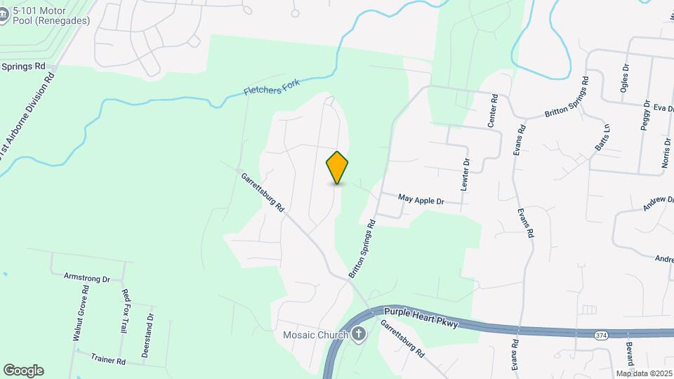 1157 Meachem Dr Map and Location Details