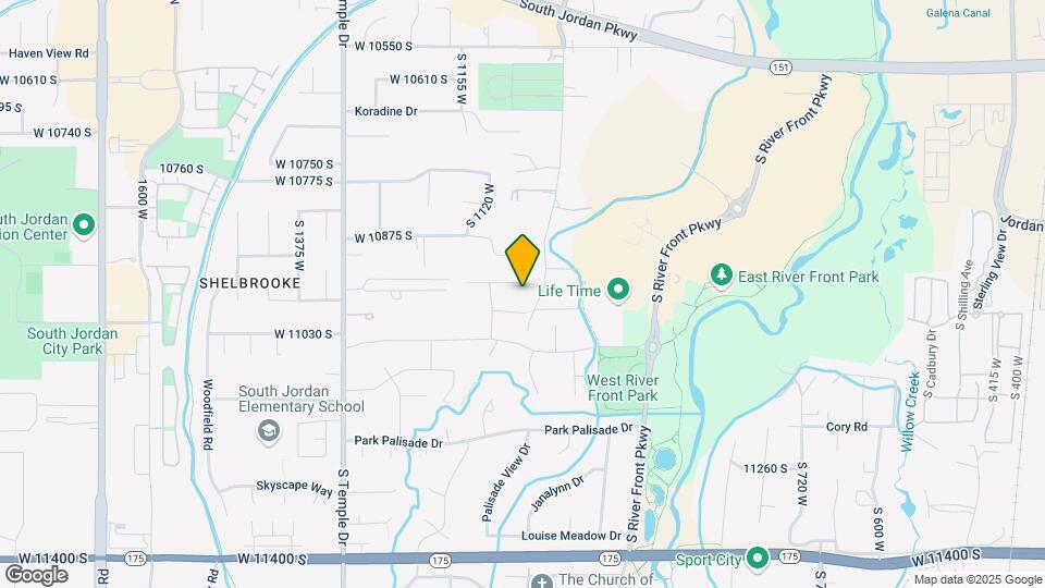 1073 W Ridgetop Cove Map and Location Details