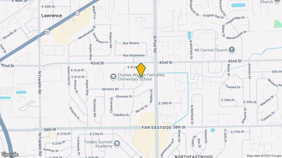 4102 Biscayne Rd Map and Location Details