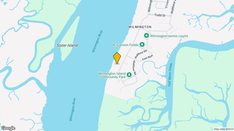 1730 Wilmington Island Rd, Unit 1 Map and Location Details