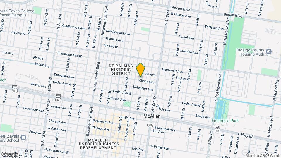 505 N 12th St Map and Location Details
