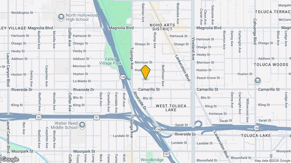 11277 La Maida St Map and Location Details