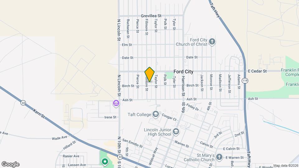 200 1/2 Fillmore St Map and Location Details