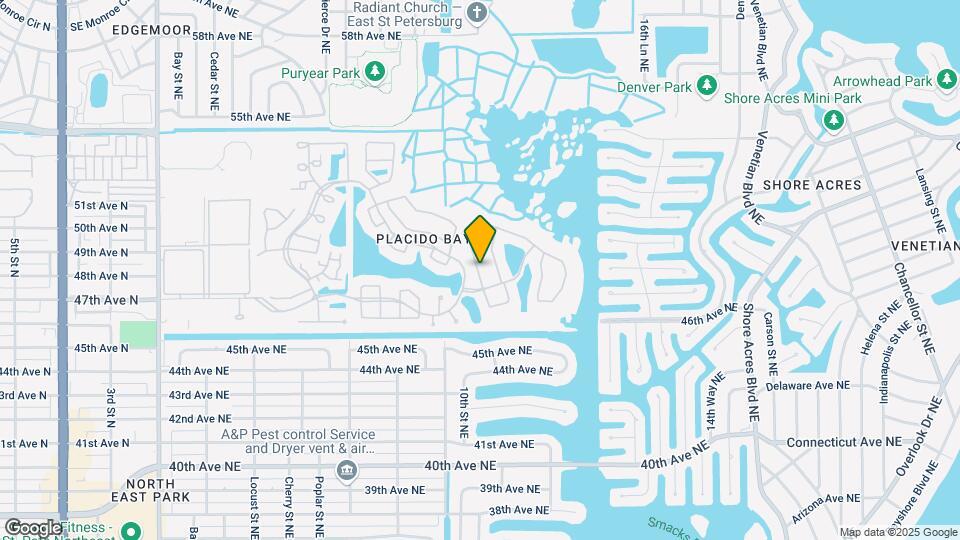 4832 Queen Palm Terrace NE Map and Location Details