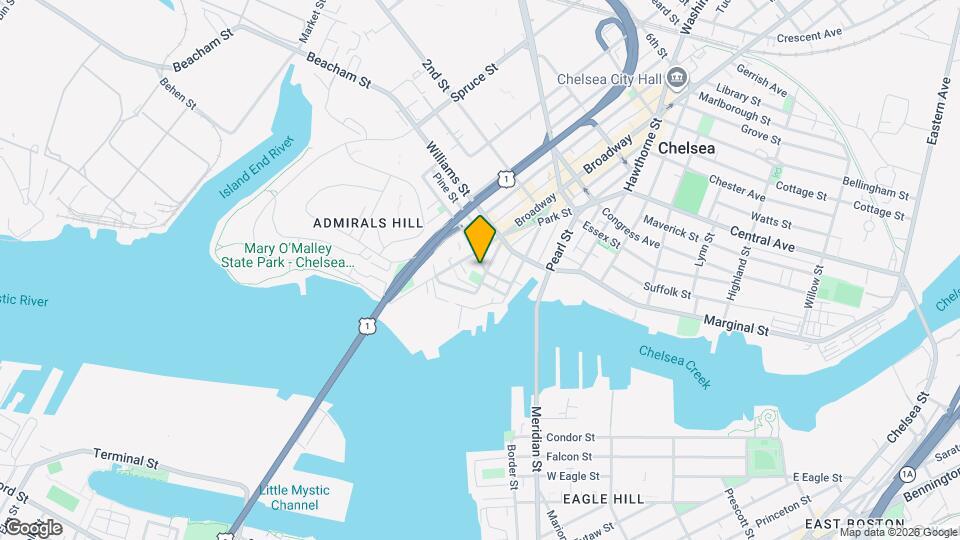28 Beacon St, Unit 2-CP Map and Location Details