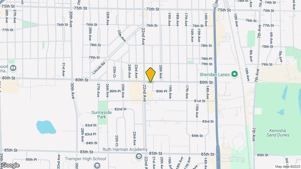 2105 80th St Map and Location Details