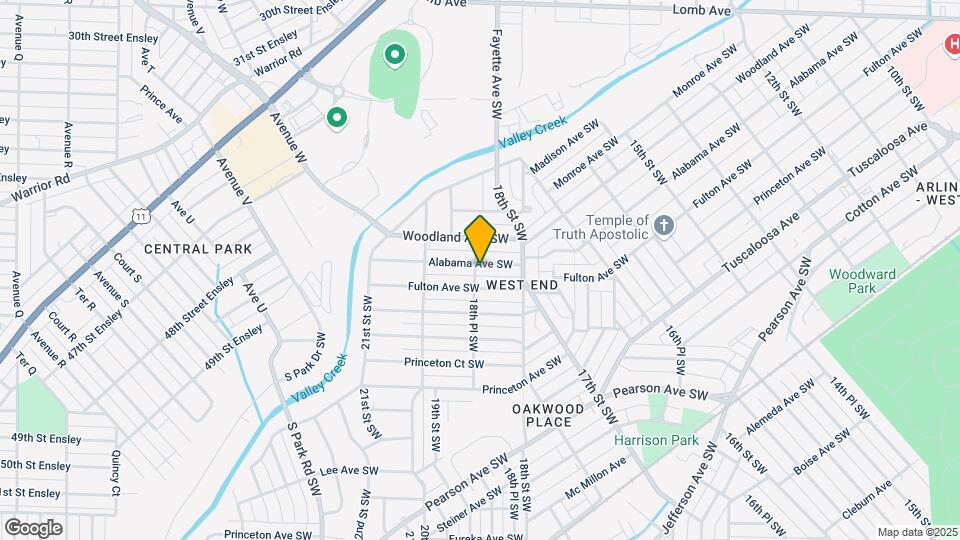 1845 Alabama Ave SW Map and Location Details