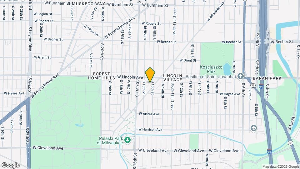 2327 S 15th St Map and Location Details