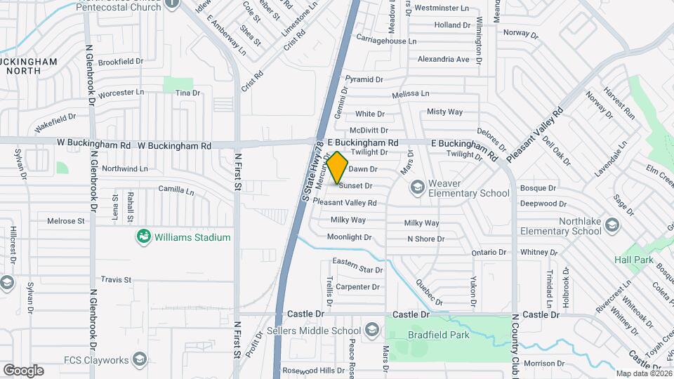 510 Sunset Dr Map and Location Details