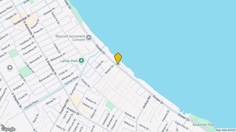4334 Ocean Dr, Unit 605 Map and Location Details