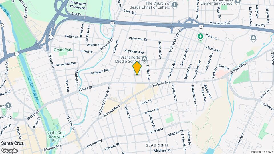 120 Magnolia St, Unit 1 Map and Location Details