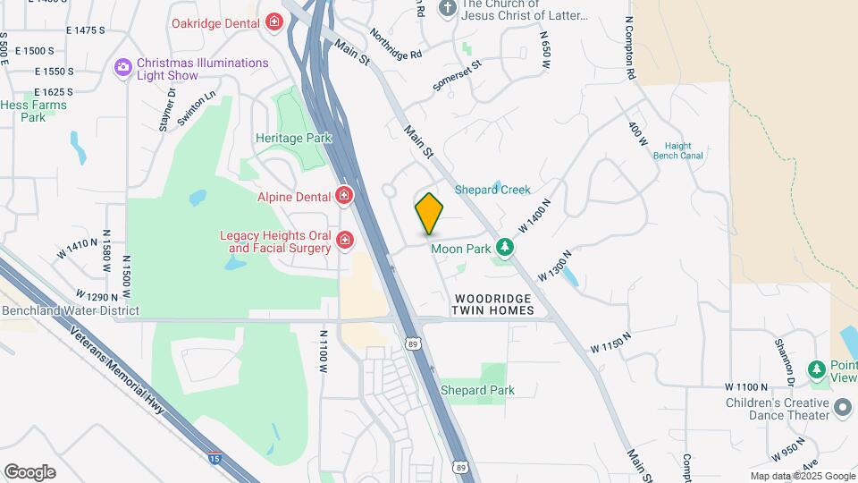 1489 Creek Ln Map and Location Details