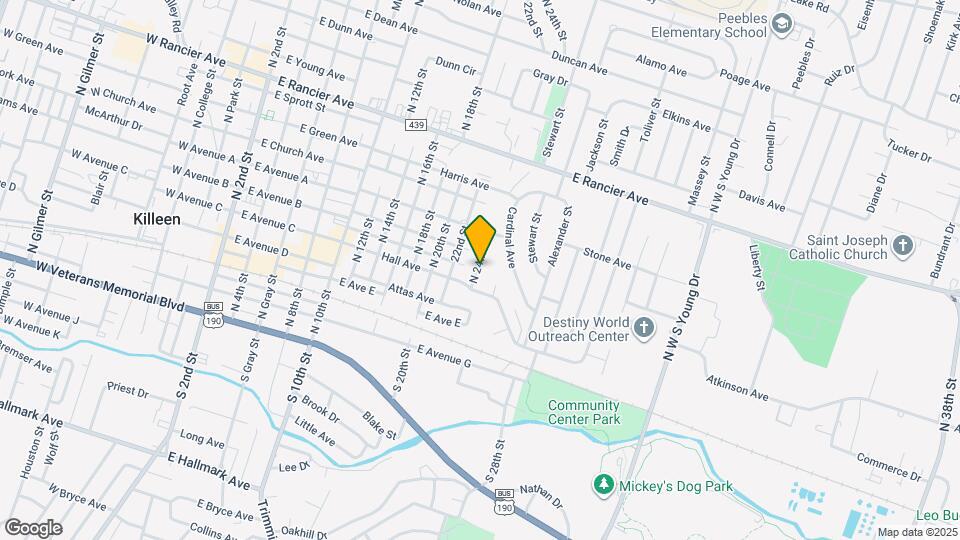 510 N 24th St Map and Location Details