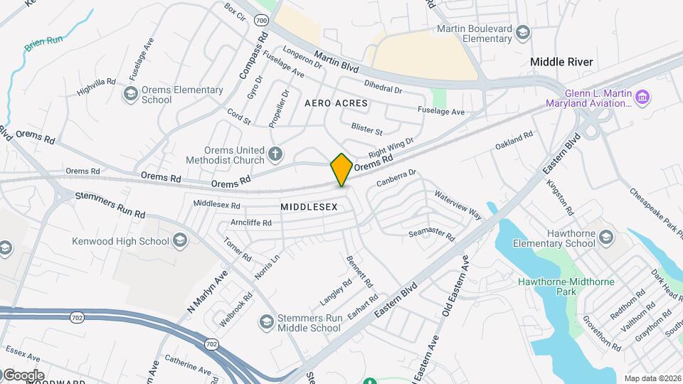1046 Middlesex Rd Map and Location Details