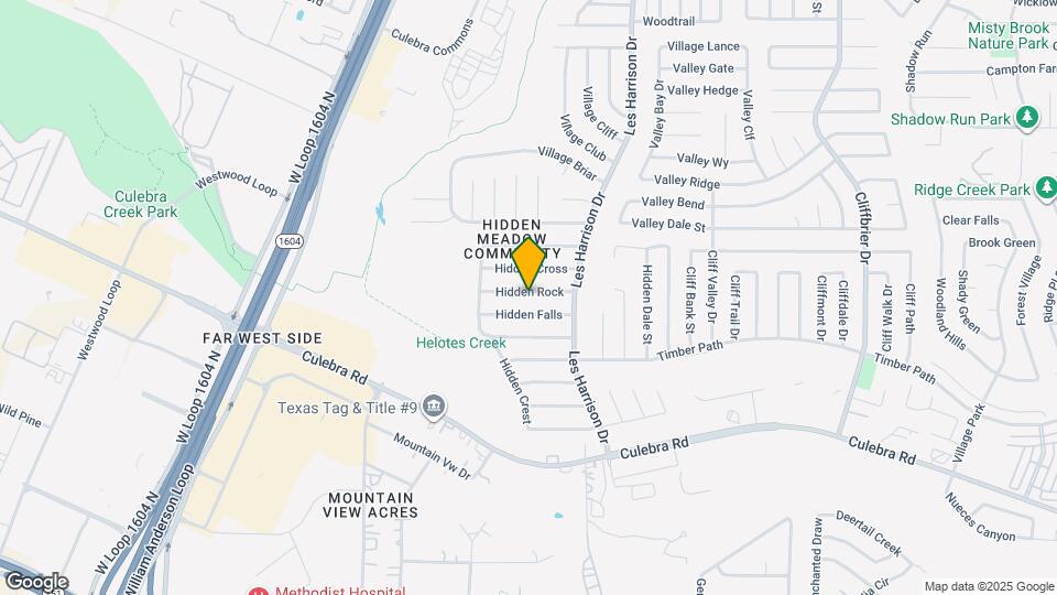 9742 Hidden Rock Map and Location Details